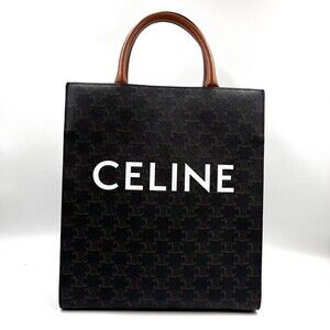 Hj Celine Triomphe Canvas Calfskin #236196C12B